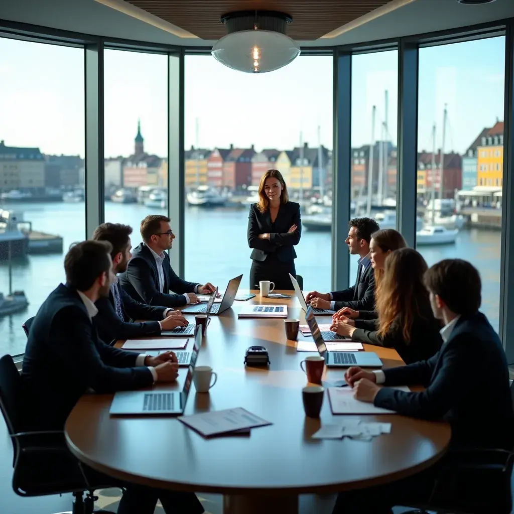 Creative team brainstorming